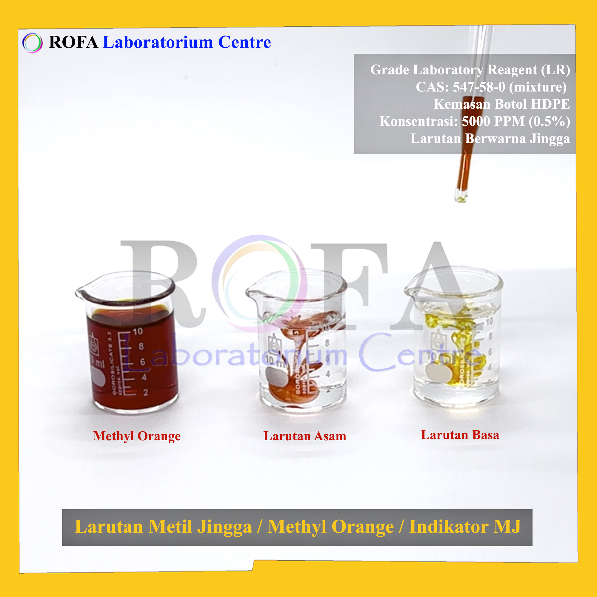larutan Metil Jingga 4