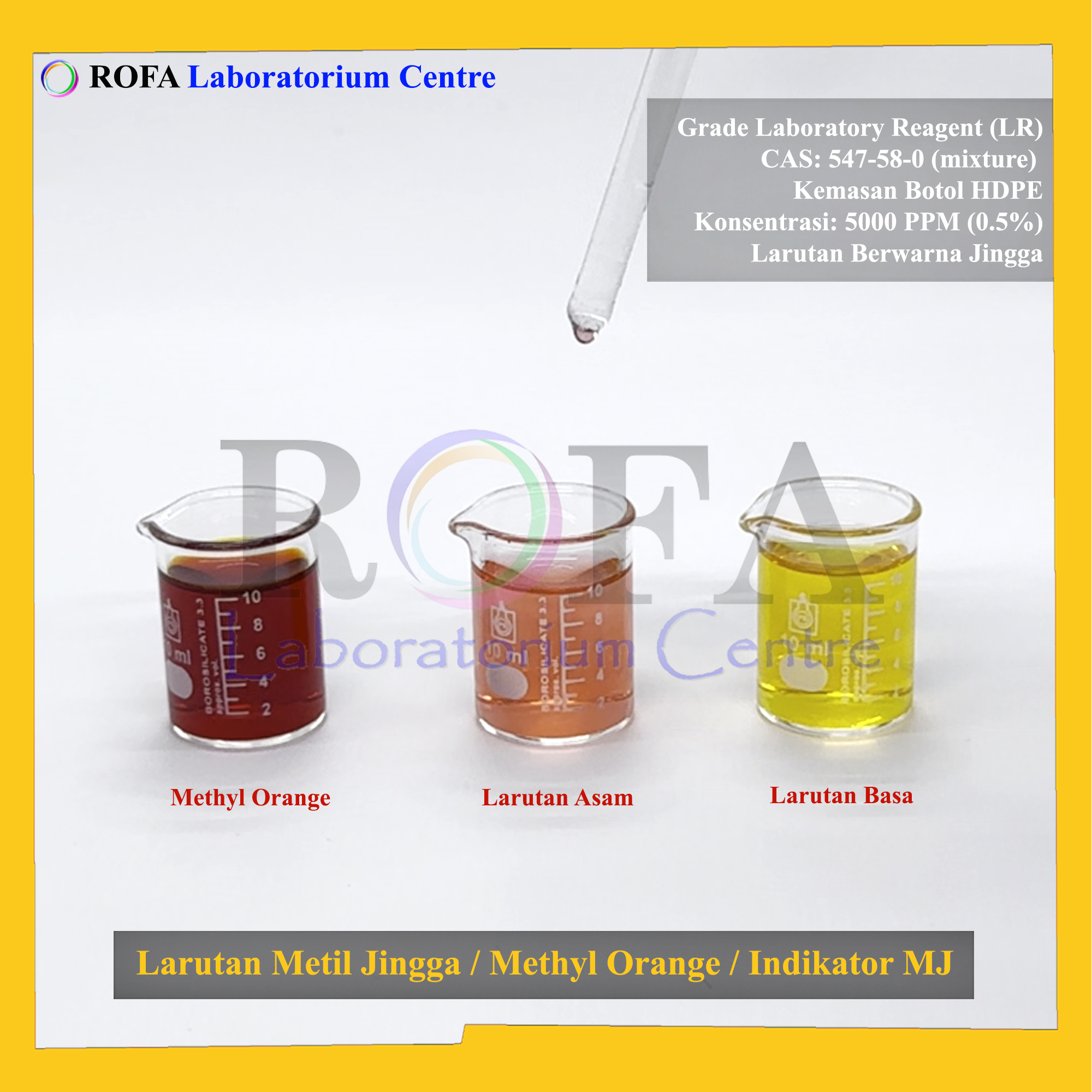 larutan Metil Jingga 5