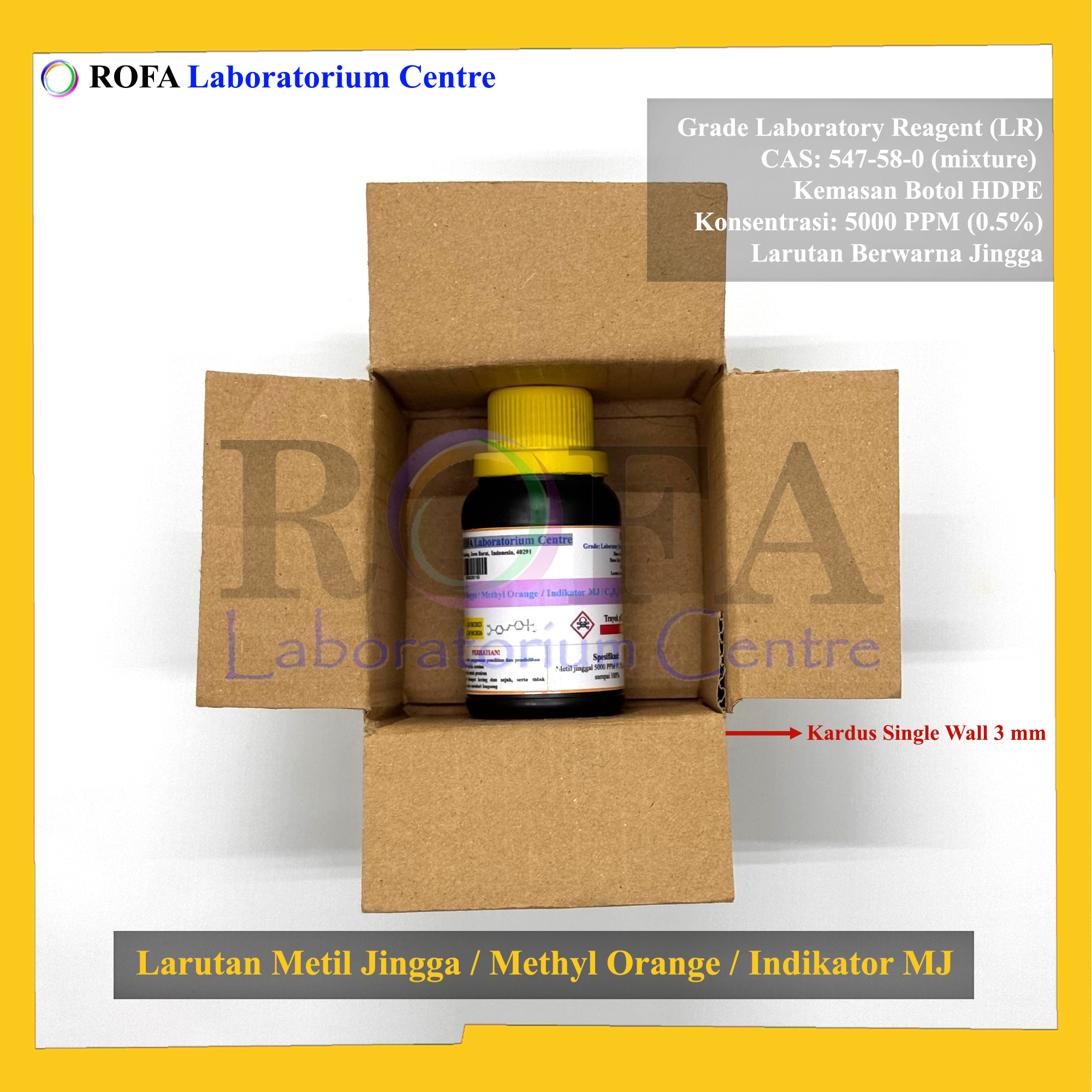 larutan Metil Jingga 6